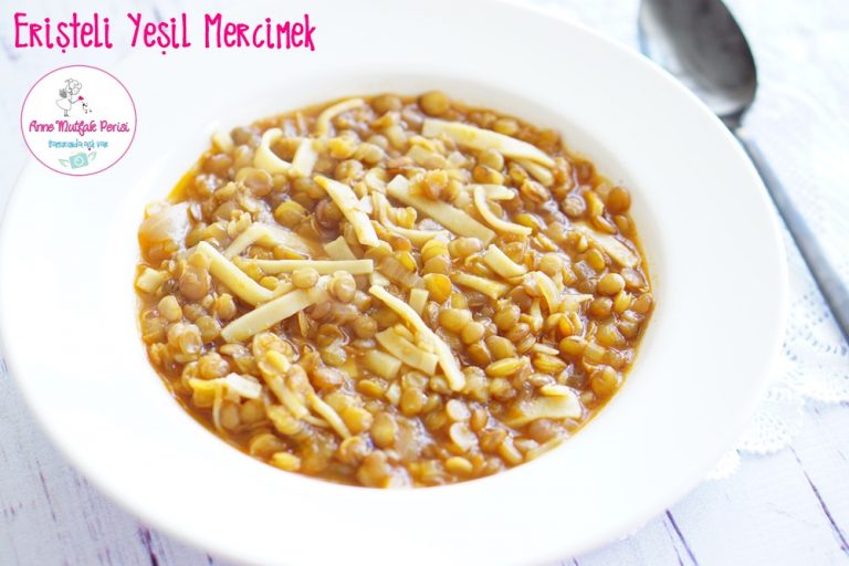 Erişteli Yeşil Mercimek