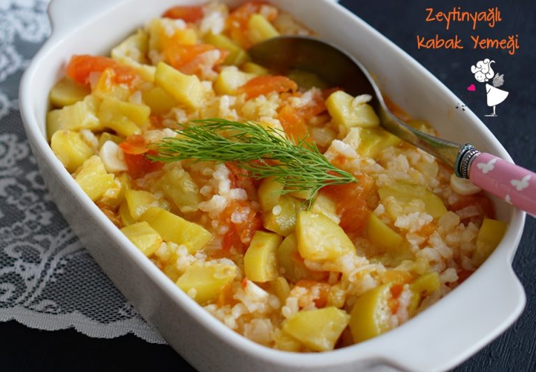 Zeytinyağlı Kabak Yemeği